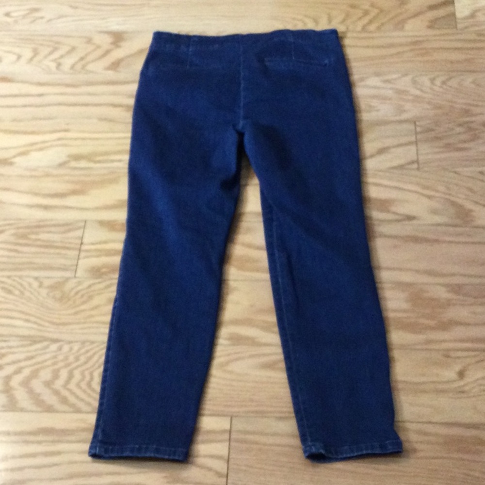 6 Talbots Heritage Ankle Side Zip Blue Denim Jeans - Picture 5 of 16